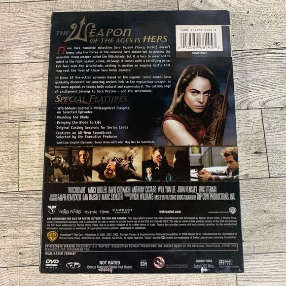 Witchblade The Complete Series DVDs 7 Disc Box Set‎ Yancy Butler 1122 Minutes - Picture 2 of 2